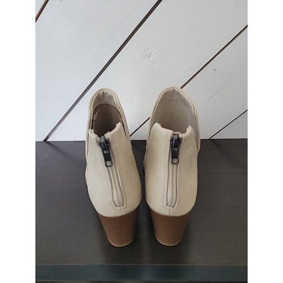 NEW Sun + Stone Womens Elizaap Ecru Ankle Booties Size 10M - Picture 4 of 10
